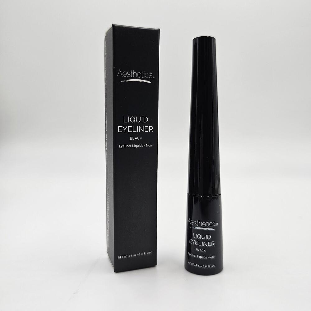 Aesthetica Liquid Eyeliner Black 3.2 ml / 0.11 fl oz Travel Size New in Box